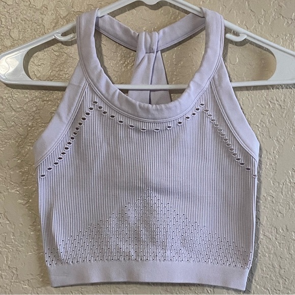 Free People Serendipity Crochet Cami, Light Lavender, Size XS - Picture 2 of 6